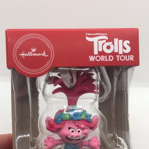 2020 Hallmark Trolls World Tour Poppy Christmas Tree Ornament Holiday Decoration - Picture 4 of 9